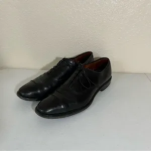 RECRAFTED Allen Edmonds Park Avenue (Men’s 10 A) Black Leather Cap Toe Oxfords