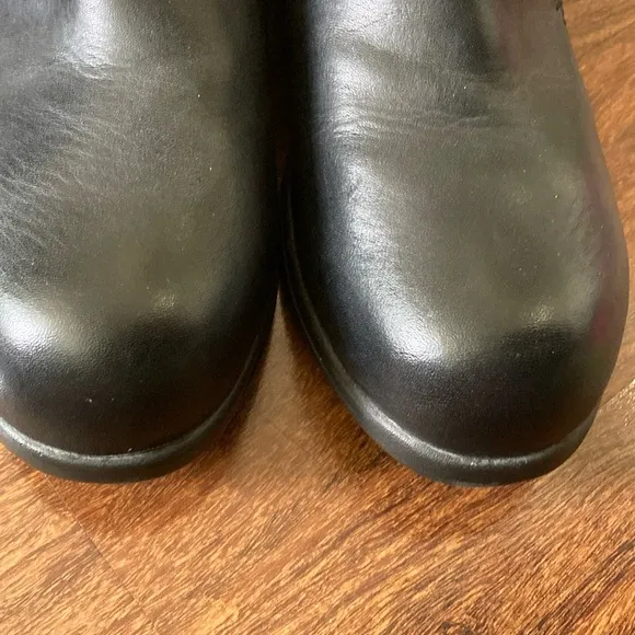 Red Wing Black Leather Clogs Sz 8