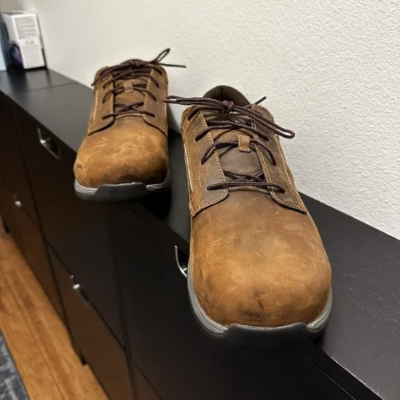 Red Wing ComfortPro Men's Safety Toe Work Shoes Oxfords 6708‎ Brown Size 15 D