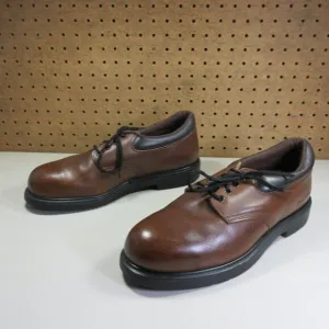 Red Wing mens brown steel toe work oxfords 10.5 D 4407 Made in USA