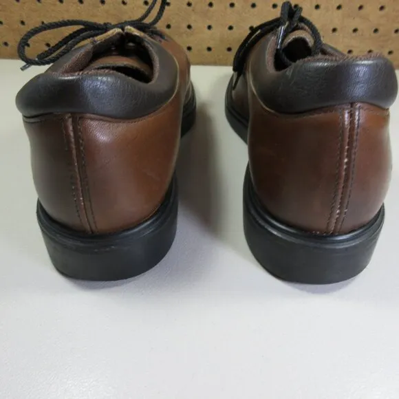 Red Wing mens brown steel toe work oxfords 10.5 D 4407 Made in USA