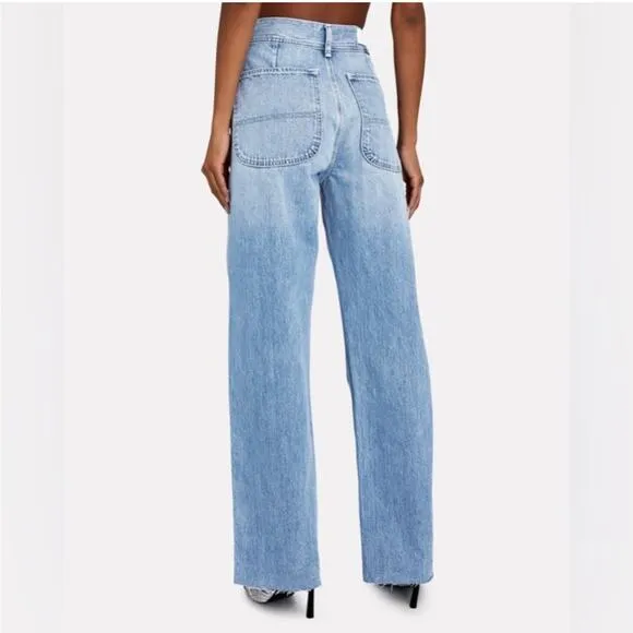 Re/Done Utility Loose Jeans  Straight Leg in Vintage Fade Size 31 - NWT