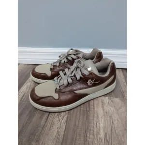 Reebok Daddy Yankee DY Leather Beige Brown Shoes Mens 11 No Box Y2K 10-160292