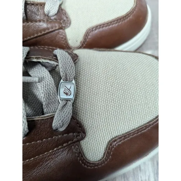 Reebok Daddy Yankee DY Leather Beige Brown Shoes Mens 11 No Box Y2K 10-160292