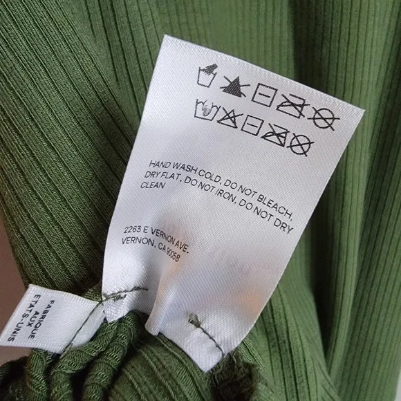 Reformation Kylie Dress in Moss size M NWT