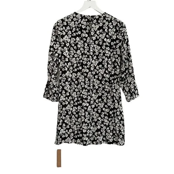 Reformation Lennie Dress Black White