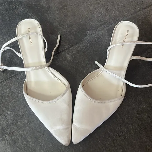 Reformation Wade Kitten Heels