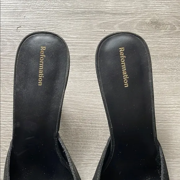 Reformation | Wilda Kitten-Heel Mules