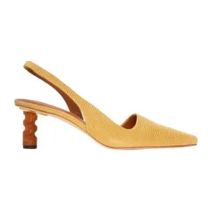 Rejina Pyo Joan Slingback Leather Heels Size 37