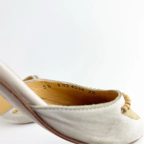 Robert Clergerie Embellished Kitten Heel Size 5.5