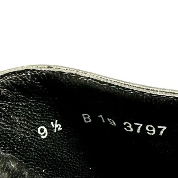 Robert Clergerie Paris womens clogs mules size 9.5 Black leather