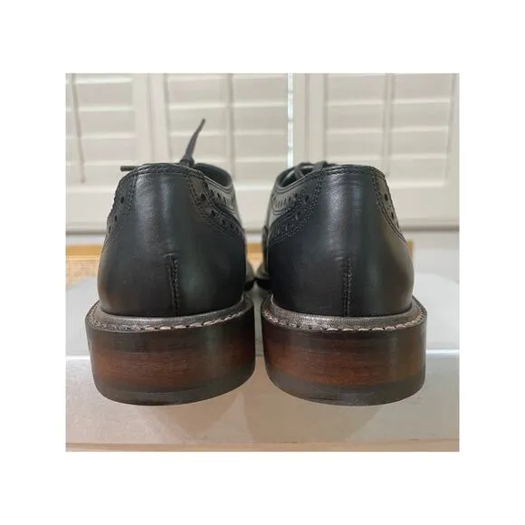 Robert Clergerie RoelJ Brogue Oxfords Black White Leather Size 9 US 39.5 EU NIB