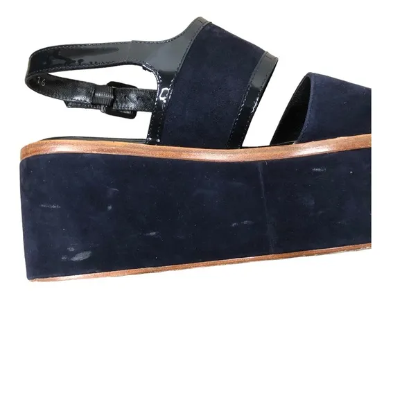 Robert Clergerie Suede Slingback Sandals Sz 7.5