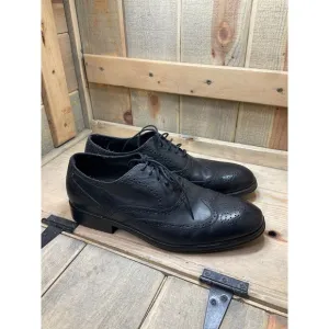 Rockport Almartin APM28481 Men's Black Leather Wingtip Oxfords Size 10M