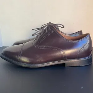 Rockport Classic‎ Cap Toe Oxford Dress Shoes Brown Leather Formal Business