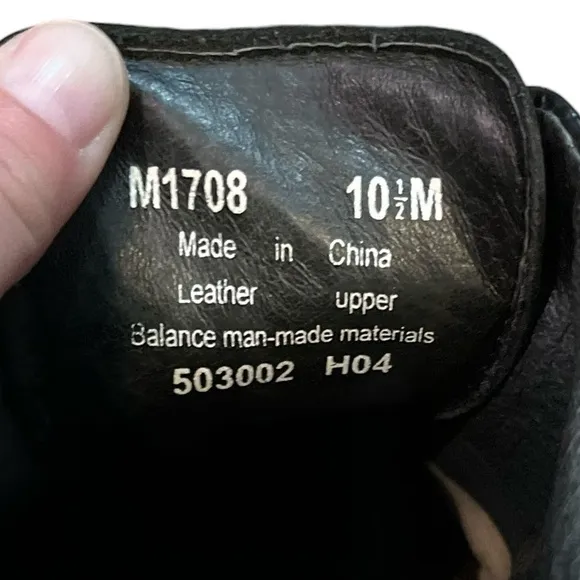 Rockport M1708 cap toe black leather oxfords with tie strings EUC like new