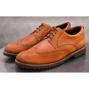 Rockport Marshall $130 Men's Wingtip Oxfords Dress Shoes Size 12 (W) Wide CH2256