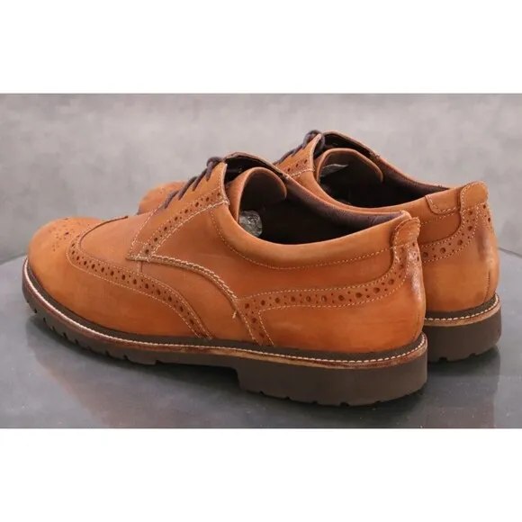 Rockport Marshall $130 Men's Wingtip Oxfords Dress Shoes Size 12 (W) Wide CH2256