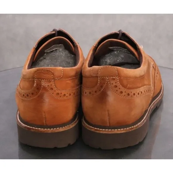 Rockport Marshall $130 Men's Wingtip Oxfords Dress Shoes Size 12 (W) Wide CH2256