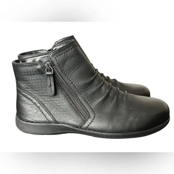 ROCKPORT WORKS *WIDE WIDTH* DAISEY WORK BLACK WOMEN’S STEEL TOE LEATHER SIZE 9W