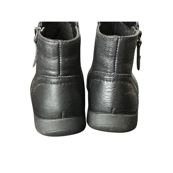ROCKPORT WORKS *WIDE WIDTH* DAISEY WORK BLACK WOMEN’S STEEL TOE LEATHER SIZE 9W