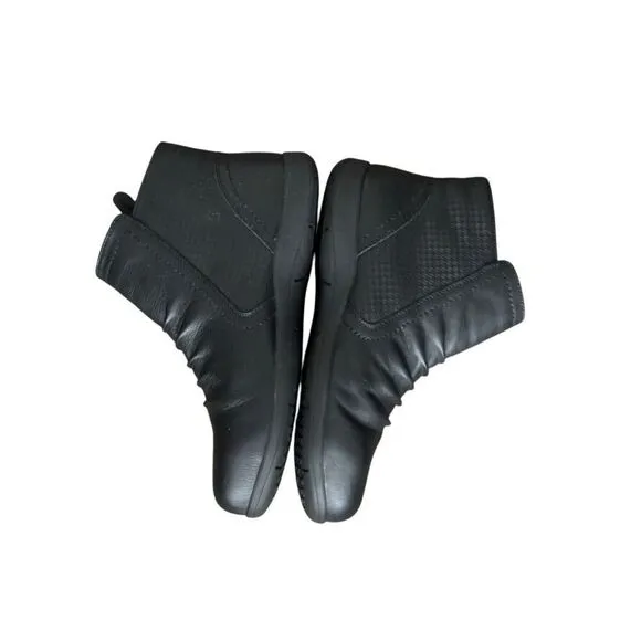 ROCKPORT WORKS *WIDE WIDTH* DAISEY WORK BLACK WOMEN’S STEEL TOE LEATHER SIZE 9W