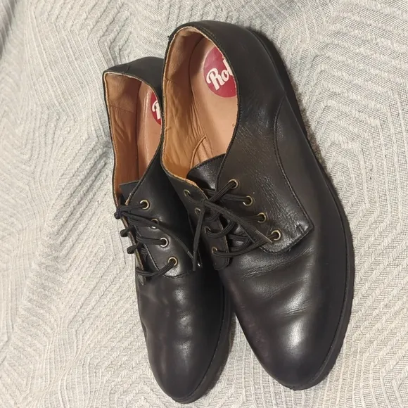 Rollie lightweight travel pointed toe oxfords derby 42 women's 11