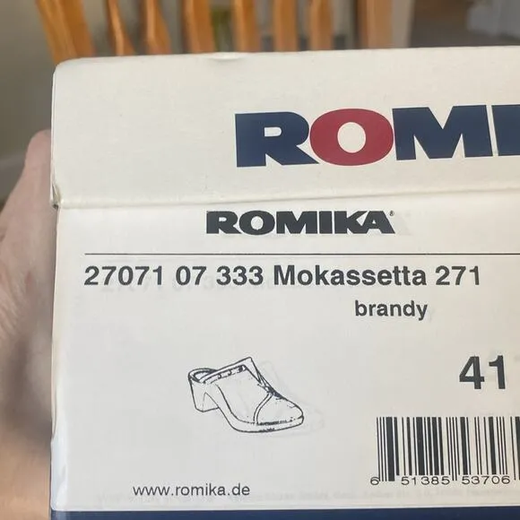 Romika Brandy Mokkasetta 271 Leather Mule Clogs