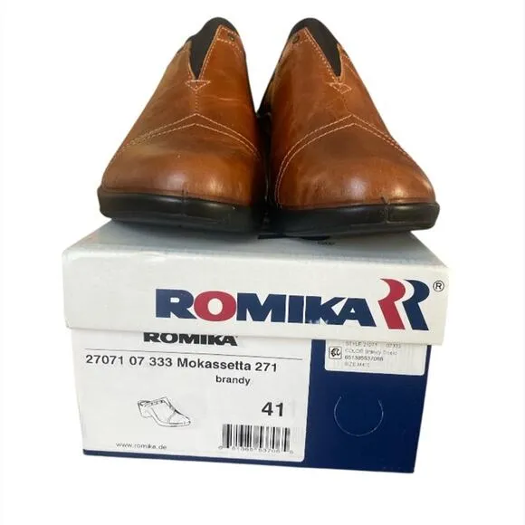 Romika Brandy Mokkasetta 271 Leather Mule Clogs