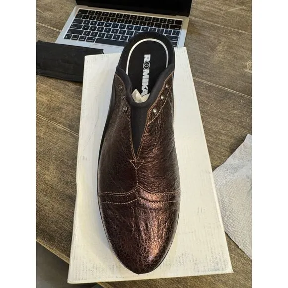 Romika Women's Mokassetta 271 Mule Bronze Size EU‎ 41 US 9.5