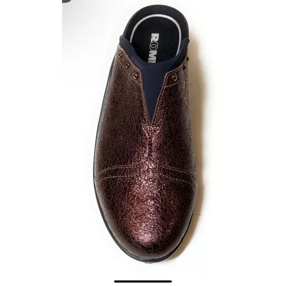 Romika Women's Mokassetta 271 Mule Bronze Size EU‎ 41 US 9.5