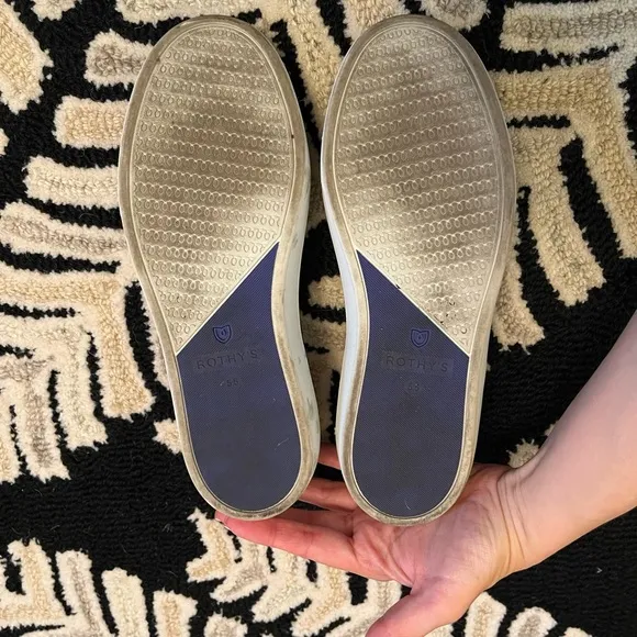 Rothy’s Black Original Slip-On Sneakers