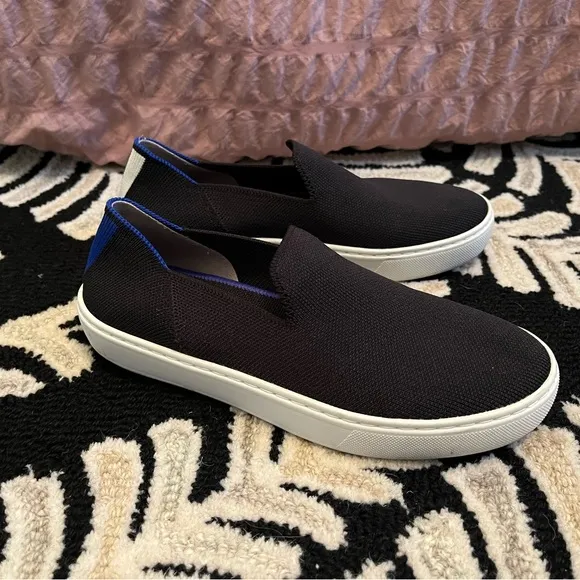 Rothy’s Black Original Slip-On Sneakers