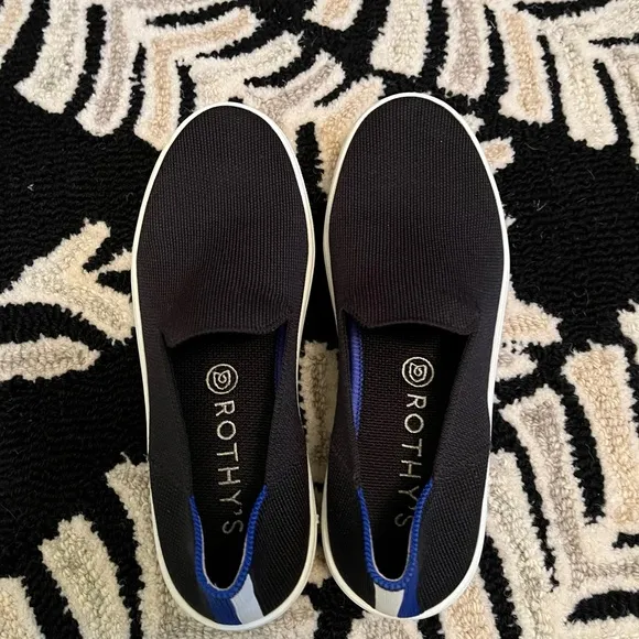 Rothy’s Black Original Slip-On Sneakers