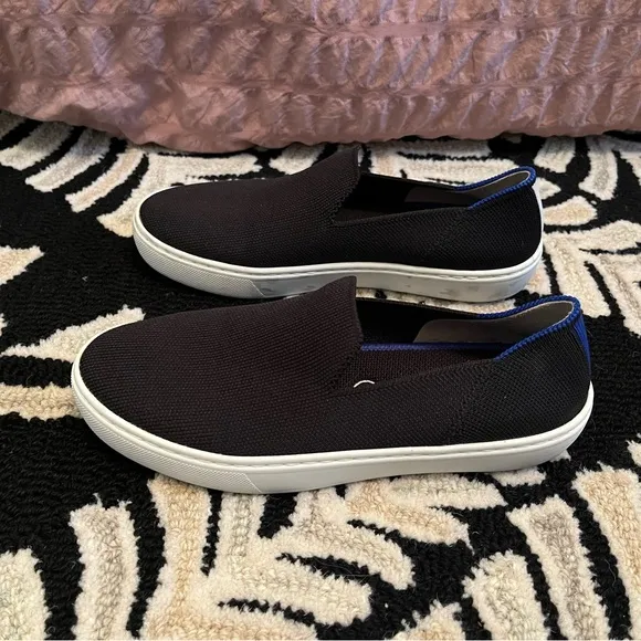 Rothy’s Black Original Slip-On Sneakers