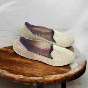 Rothy’s The Loafer Linen Double Stitch Women’s Size‎ 7.5