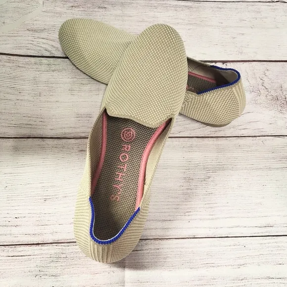 Rothy’s The Loafer Linen Double Stitch Women’s Size‎ 7.5