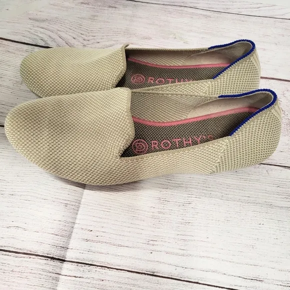 Rothy’s The Loafer Linen Double Stitch Women’s Size‎ 7.5
