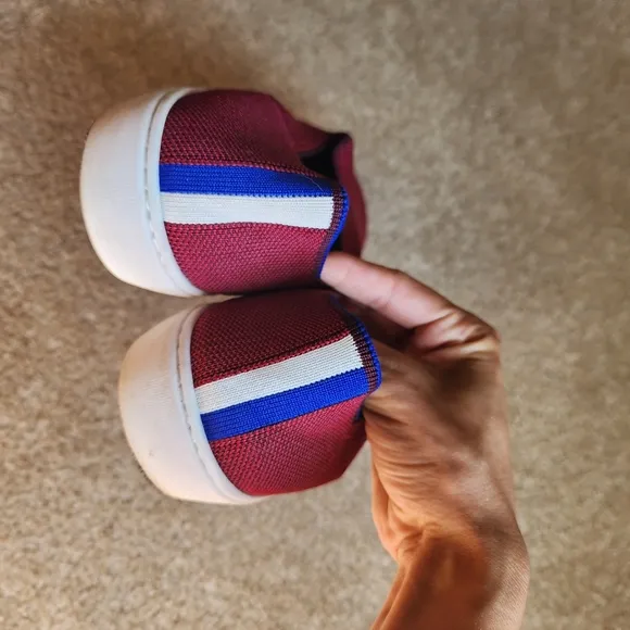 Rothy's Women's Retired Garnet Slip on Sneakers Sz 8