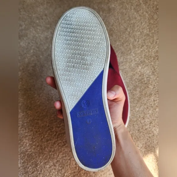 Rothy's Women's Retired Garnet Slip on Sneakers Sz 8
