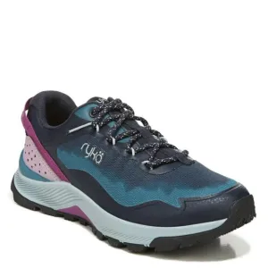 Ryka Women's Trek Hiking Shoe Navy Blue Luxe Style (WIDE)