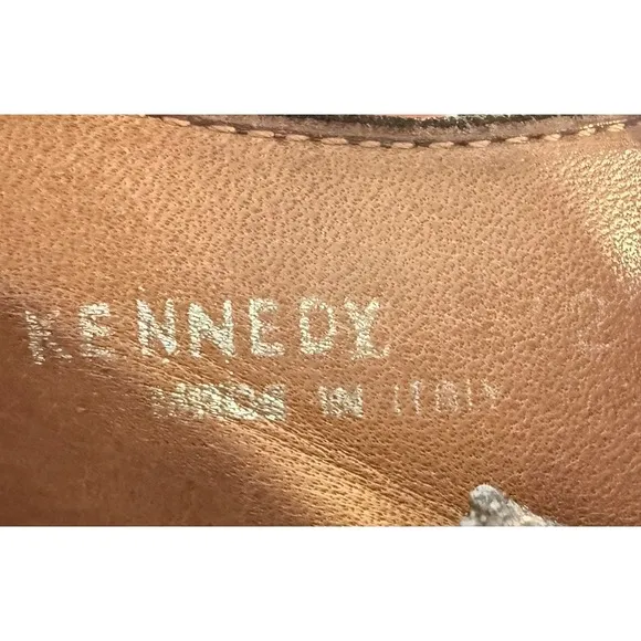 Saks Fifth Avenue  Men Kennedy Wingtip Derby 12M Brown Suede Oxfords Shoes Italy