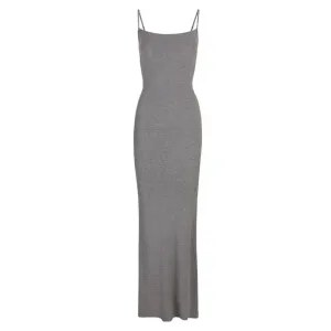 SALE HP rare skims heather grey soft lounge long slip dress