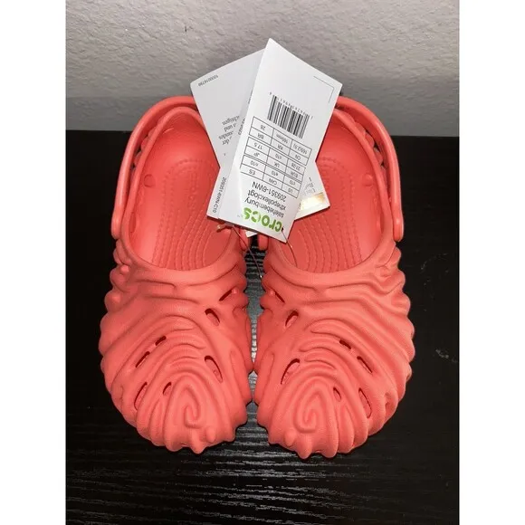 Salehe Bembury X Crocs The Pollex Clog Toddler 209351-6WN Begonia US C10 NIB NEW