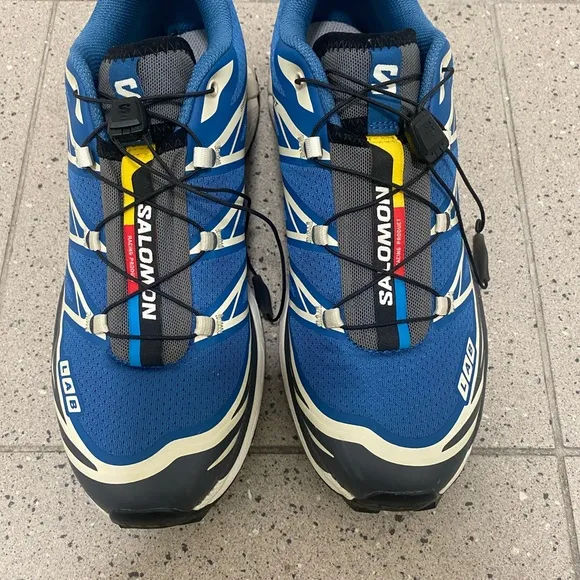 Salomon Men's 8.5/ Women’s 9.5 Blue Trail Running Shoes New