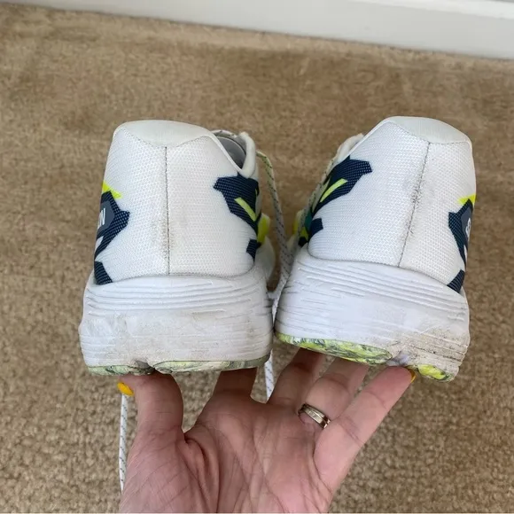 Salomon Men’s Aero Volt Running Shoes White China/Blue/Safety Yellow Size 12.5