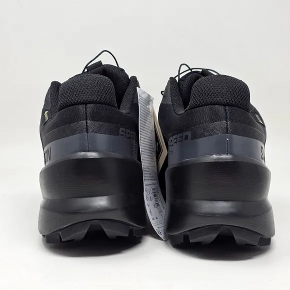 Salomon Speedcross GTX Black Quiet Shade Mens Size 8 Hiking Shoes Gore-Tex New