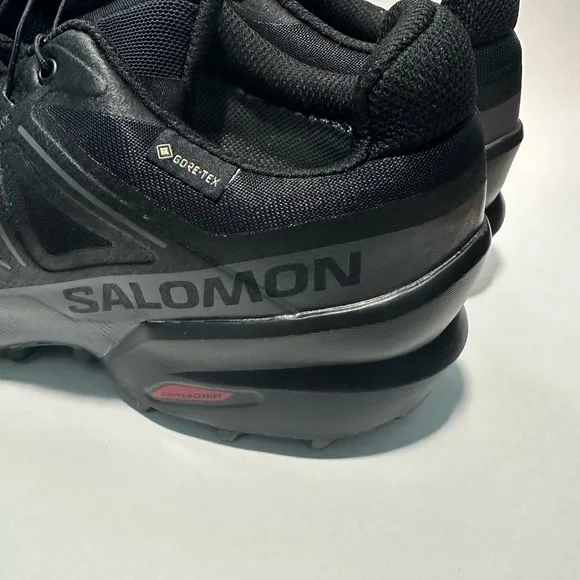Salomon Speedcross GTX Gore-Tex Trail Running Shoes Black Men’s 8.5 475690 NEW