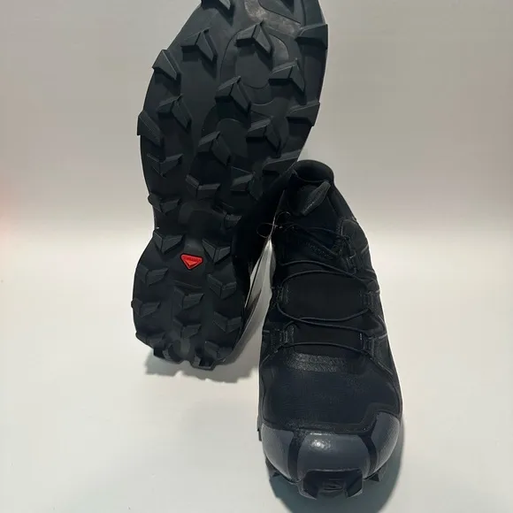 Salomon Speedcross GTX Gore-Tex Trail Running Shoes Black Men’s 8.5 475690 NEW
