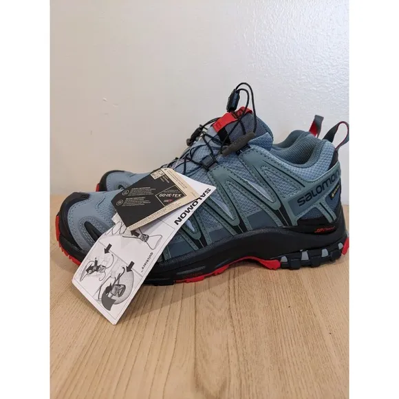 Salomon XA Pro 3D GTX Gray trail Running Shoes 407894 Men's Size 7